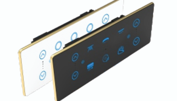 Royal Edge Color Smart Touch Switch-Luxeray ZigBee / WiFi 2 FAN + 2 Curtain+ 5  Pin Socket + USB Type A & C 18W Fast  charging- 6/8M (0+2+2+1U) & 6/8M  (0+2+2+1UL)