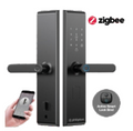 SMART LOCKS-Series 1 Pro ZigBee Smart Biometric Door  Lock With App Support(One Touch Unlock)  + Finger print + RFid + passcode +  mechanical key + OTP