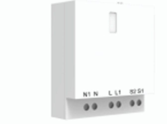 Royal Edge Color Smart Touch Switch-ZigBee 1 Node Heavy Duty Retrofit switch  module 4500W each relay (40A)