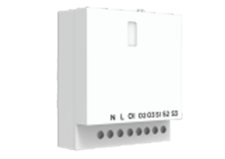 Royal Edge Color Smart Touch Switch- ZigBee Retrofit In-Wall 2 Node Curtain  module 3A