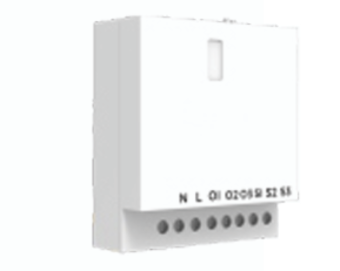 Royal Edge Color Smart Touch SwitchZigBee 2 Node Heavy Duty Retrofit switch  module 1000W each relay (16A)