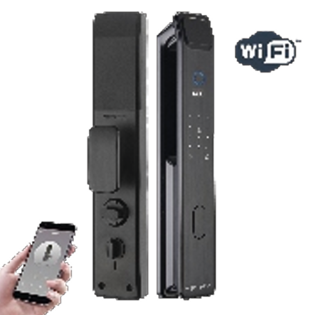SMART LOCKS-Series 3 WiFi Smart Biometric Door Lock  With App Support + Finger print + RFid +  passcode + mechanical key + OTP