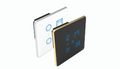 Royal Edge Color Smart Touch Switch- Luxeray ZigBee / WiFi 2 Switch + 1  Curtain - 2M (2+0+1+0U)