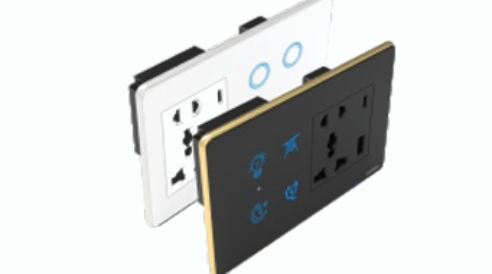 Royal Edge Color Smart Touch Switch- Luxeray ZigBee / WiFi 4 Switch + 5 Pin  Socket + USB Type A & C 18W Fast  charging- 4M (4+0+0+1U) & 4M  (4+0+0+1UL)