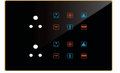 Edge Color Smart Touch Switch-Edge Color Touch 12 Switch 2  Socket