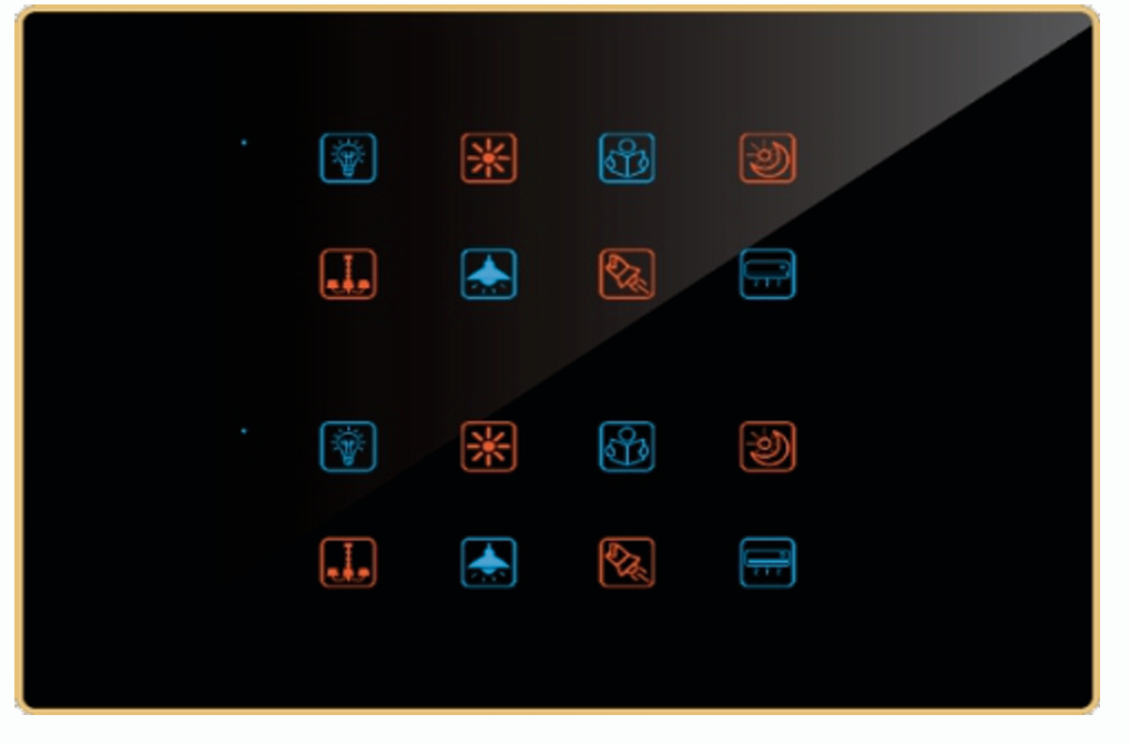 Edge Color Smart Touch Switch- Edge Color Touch 16 Switch
