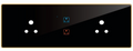Edge Color Smart Touch Switch-Edge Color Touch 2 Switch 2 Socket