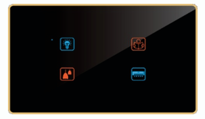 Edge Color Smart Touch Switch- Edge Color Touch 4 Switch