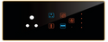Edge Color Smart Touch Switch- Edge Color Touch 4 Switch  1 Fan  1 Socket