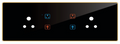 Edge Color Smart Touch Switch-Edge Color Touch 4 Switch 2 Socket