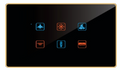 Edge Color Smart Touch Switch-Edge Color Touch 6 Switch