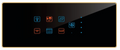 Edge Color Smart Touch Switch-Edge Color Touch 6 Switch 1 Fan