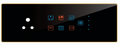 Edge Color Smart Touch Switch- Edge Color Touch 6 Switch 1 Fan  1 Socket