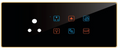 Edge Color Smart Touch Switch-Edge Color Touch 6 Switch 1 Socke