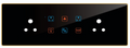 Edge Color Smart Touch Switch-Edge Color Touch 6 Switch 2 Socket