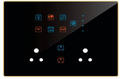 Edge Color Smart Touch Switch- Edge Color Touch 8 Switch 1 Fan 2 Socket