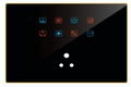 Edge Color Smart Touch Switch-Edge Color Touch 8 Switch  1 Socket ( Only Available in Acrylic )