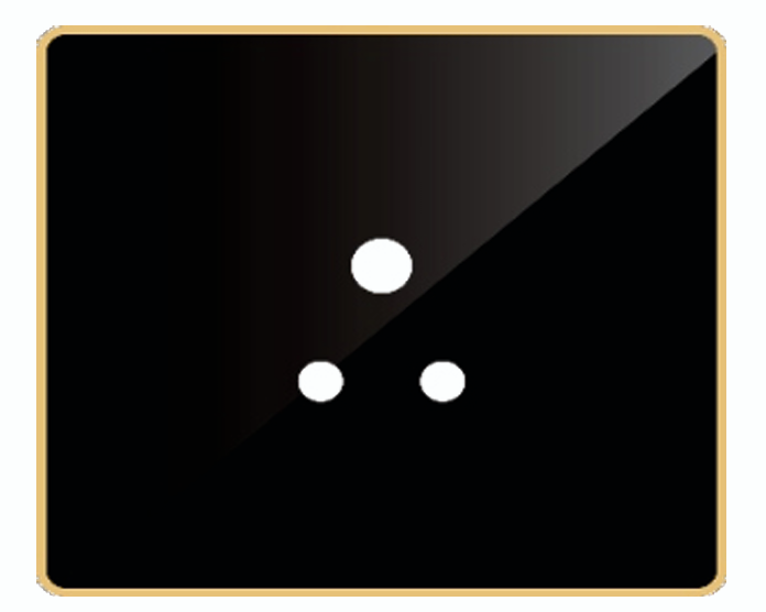 Edge Color Smart Touch Switch-Edge Socket 6 AMP. (3-Pin) ( Only Available in Acrylic )