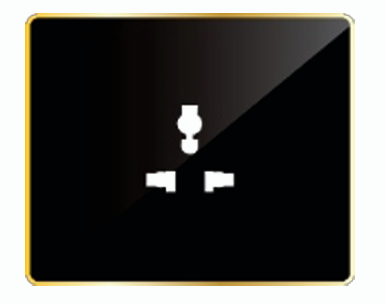 Edge Smart Touch Switch- Edge Socket 6 AMP. ( Only Available in Acrylic )