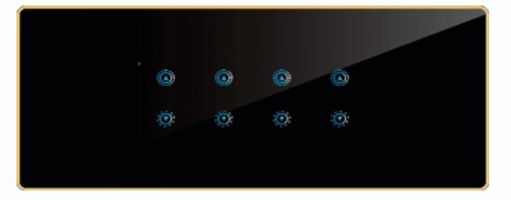 Edge Smart Touch Switch- Edge Touch 4 Dimmer  (Phase cut)