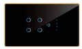 Edge Smart Touch Switch- Edge Touch 4 Switch 1 Fan