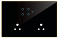 Edge Smart Touch Switch-Edge Touch 4 Switch 1 Fan  2 Socket