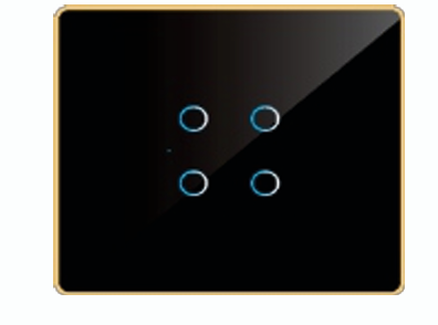 Edge Smart Touch Switch- Edge Touch 4 Switch  (All 6A Switch)