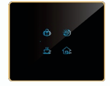 Edge Smart Touch Switch- Edge Touch 4 Switch  Scene Control