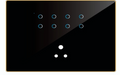 Edge Color Smart Touch Switch-Edge Touch 8 Switch  1 Socket ( Only Available in Acrylic )
