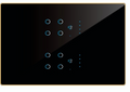 Edge Color Smart Touch Switch- Edge Touch 8 Switch 2 Fan